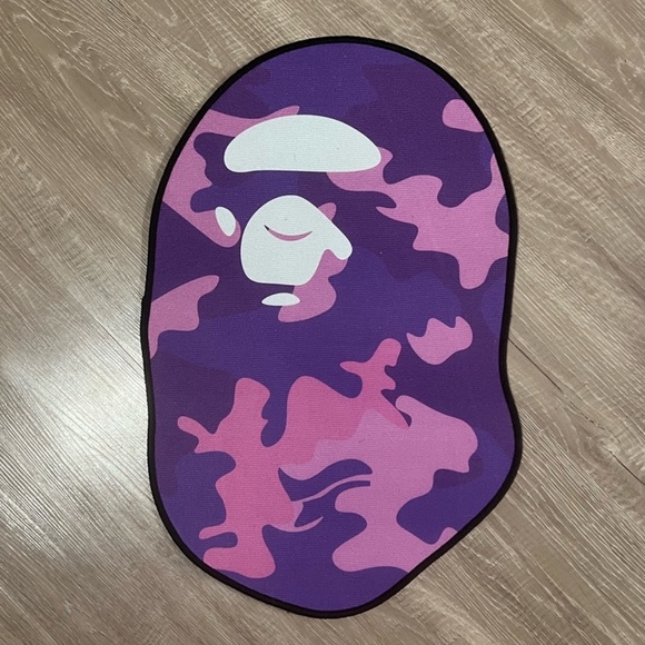 Purple Camo Custom Bape Rug - Picture 1 of 1